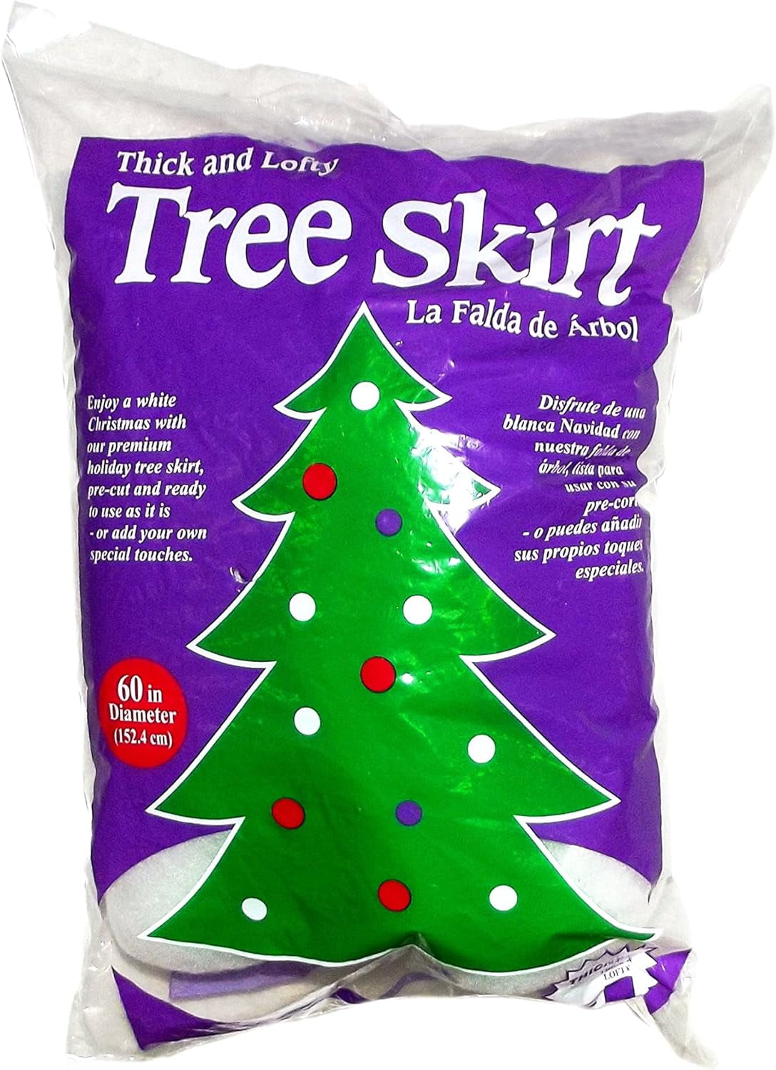 Thick And Lofty White Tree Skirt 60 Inch