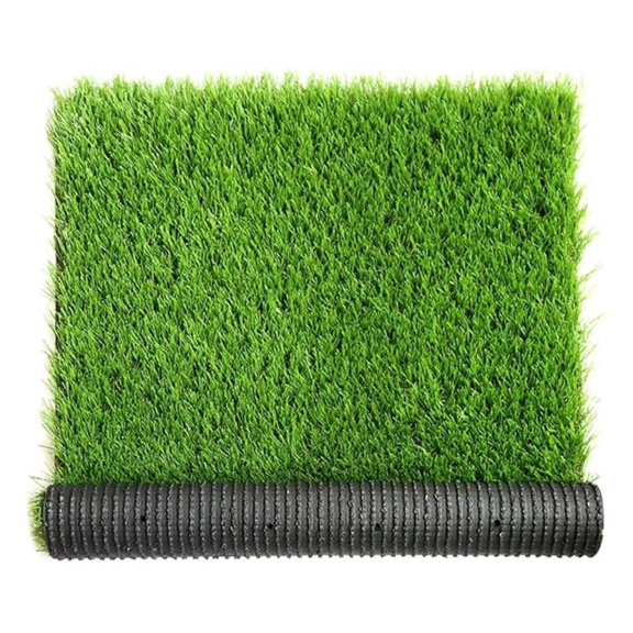 Thick Artificial Grass Customized Size 2 x 14 Feet, 1.38" Realistic Indoor Outdoor Garden Lawn Landscape Synthetic Grass Mat Fake Grass Rug