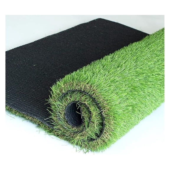 Thick Artificial Grass Turf 3x6FT, 1.77 Inch Realistic Fake Grass Rug with Drainage, Customizable with Extra Large Size, Perfect for Indoor and Outdoor Use, Synthetic Grass Mat for Dogs