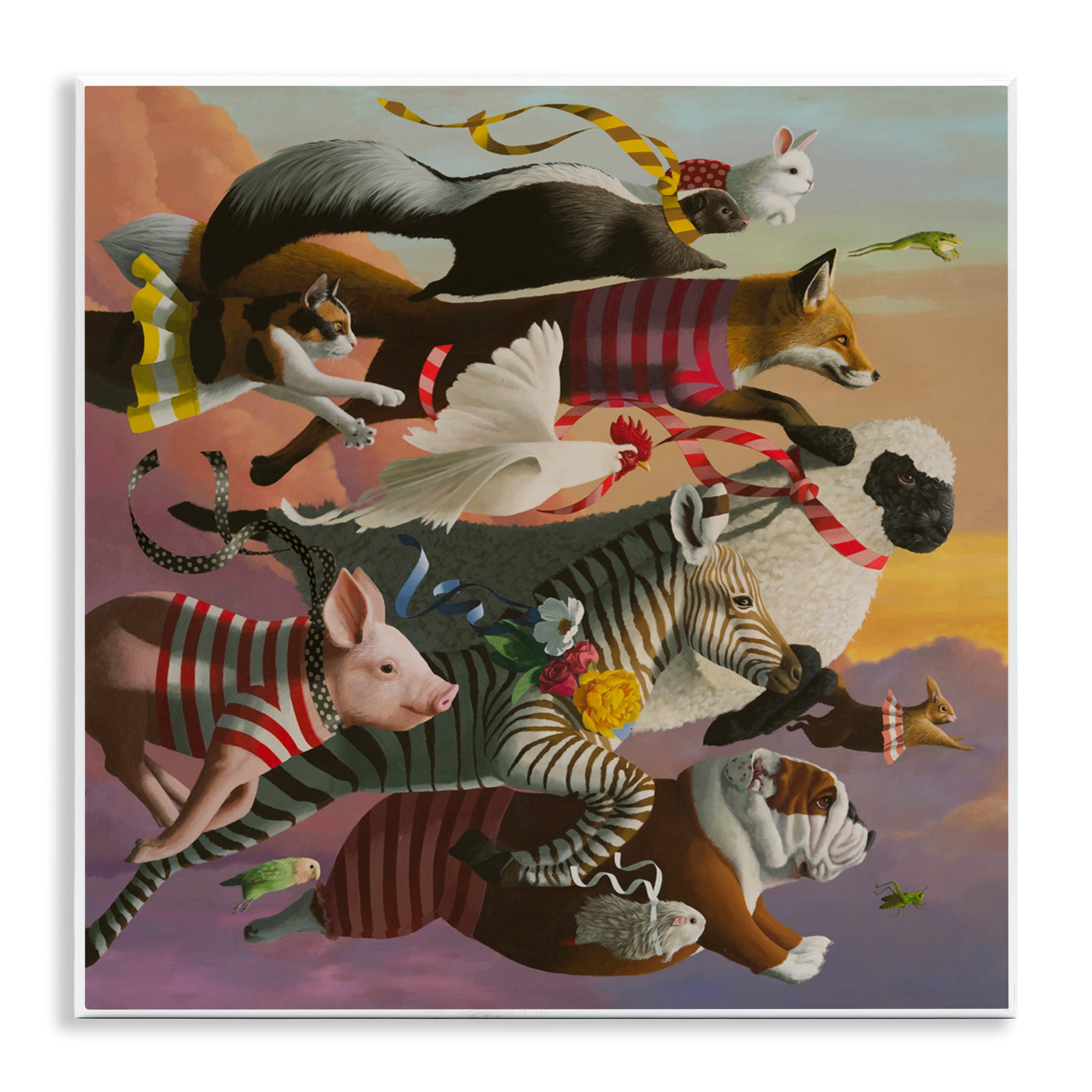Thick As Thieves Animals Wall Plaque Art, design by Heather Gauthier