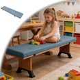 thumbnail image 1 of Thick Bench Cushion Thick Linen Non- Seat Pad with Zipper Removable Cover for Patio Garden Swing Porch, Window Chair Furniture Cushion for Indoor, Outdoor, 1 of 3
