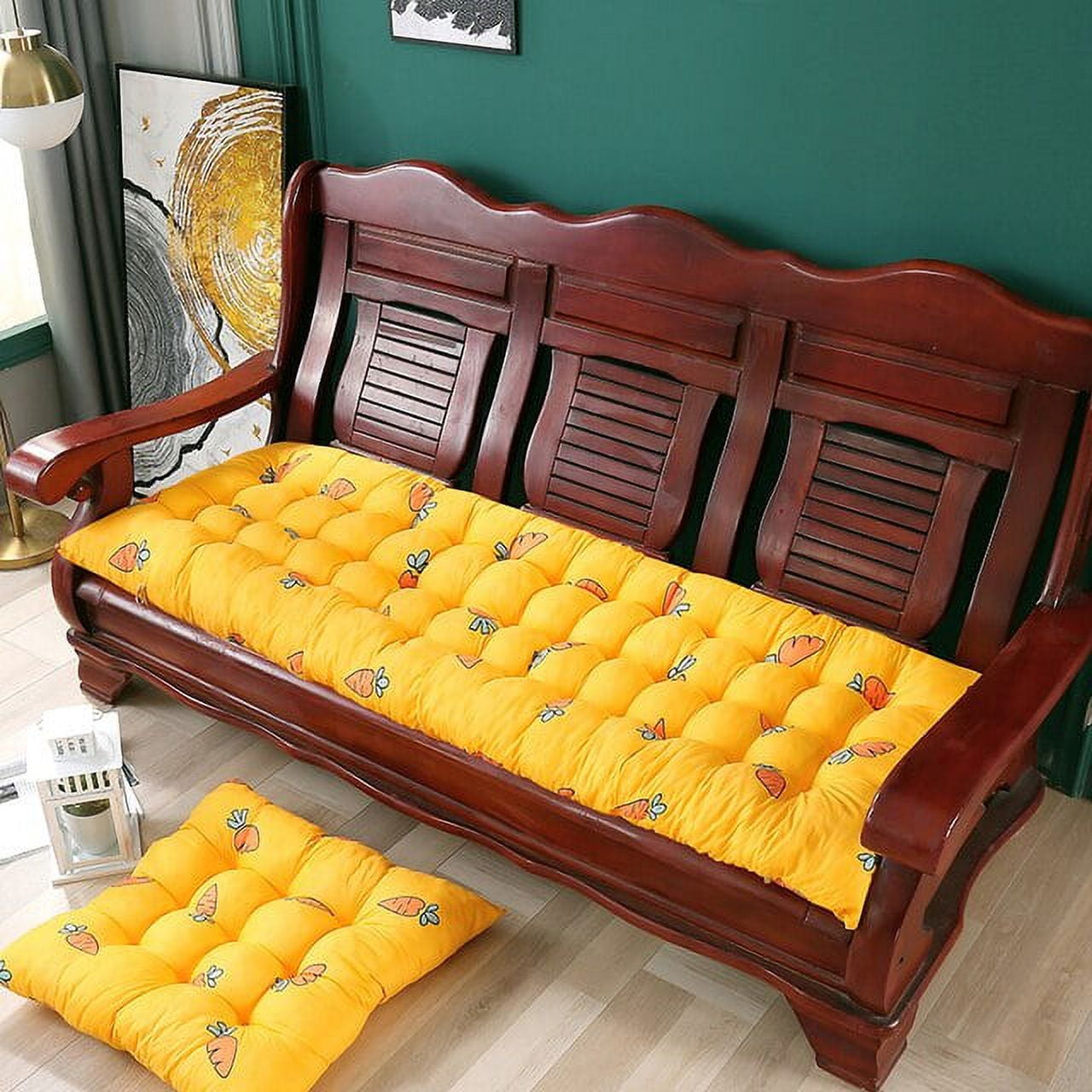 Thick Bench Seat Cushion for Indoor Backrest Chair Seat Pad Long Cushion Cushions Sofa Tatami