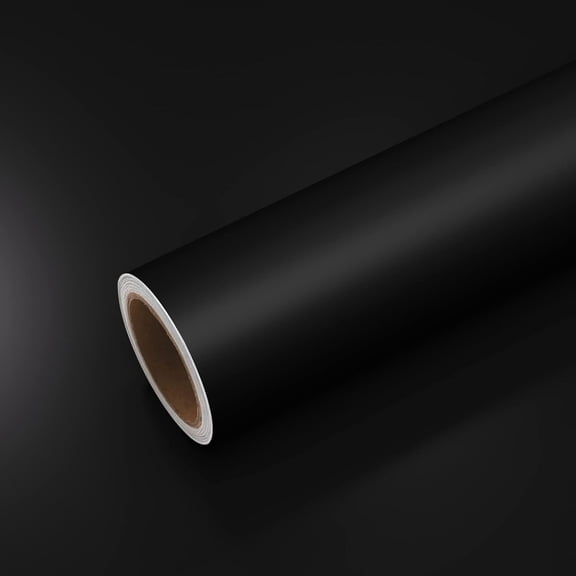 Thick Black Peel and Stick Wallpaper Black Contact Paper for Cabinets Desk Furniture Accent Walls 24''x354'' Self Adhesive Waterproof Dark Wallpaper Solid Color Vinyl Roll for Bedroom Bathroom