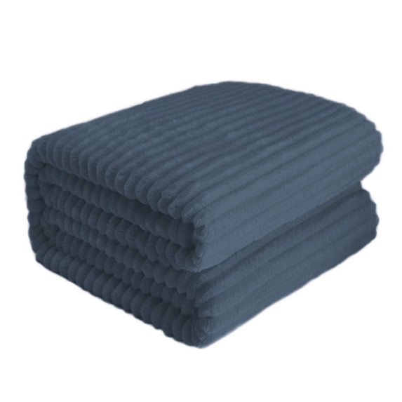Thick Blanket for Winter 70 cm x 100 cm Double-Layer Raschel Polyester Throw for Bed or Sofa Use