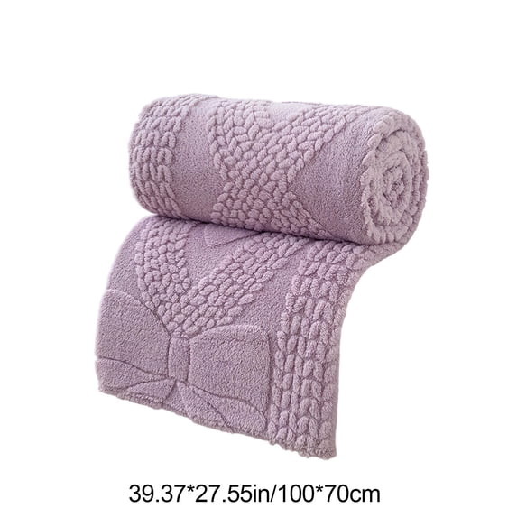 Thick Blankets for Winter Double Layer Raschel Blanket, Blue Polyester Soft and Thick Warming Blanket for Bed for Sofa Other Scenes