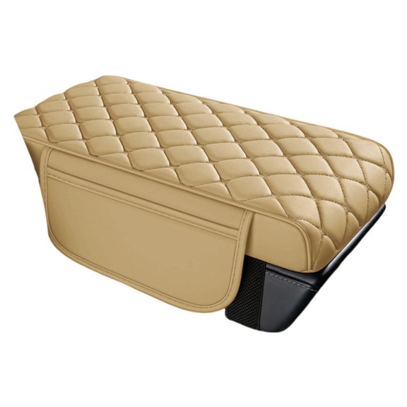 Thick Car Center Console Protector Cover Cushion Pad With Memory Foam Padding Waterproof And Double Side Storage Pockets