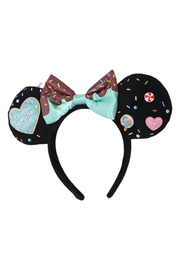 Thick Cartoon Character Hairband With Chocolate Bow Hair Accessories for Women Girls Dress Up Event