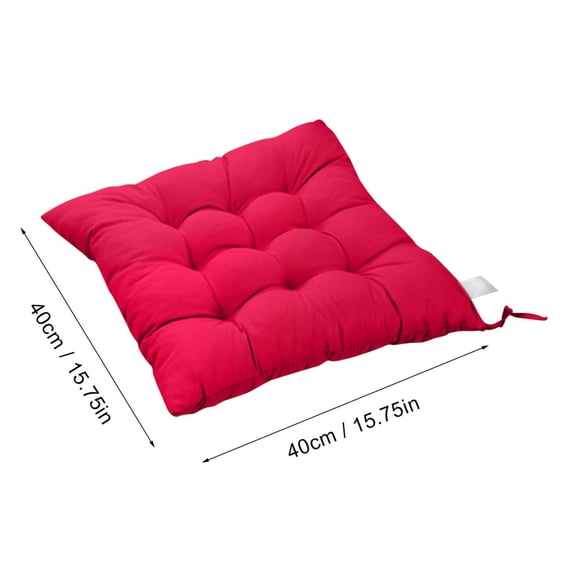Thick Chair Cushions Super Soft Square Chair Pads Machine Washable Seat Cushions Chair Seat Cushion Pillow for Kitchen Dining Room,15.75x15.75inch