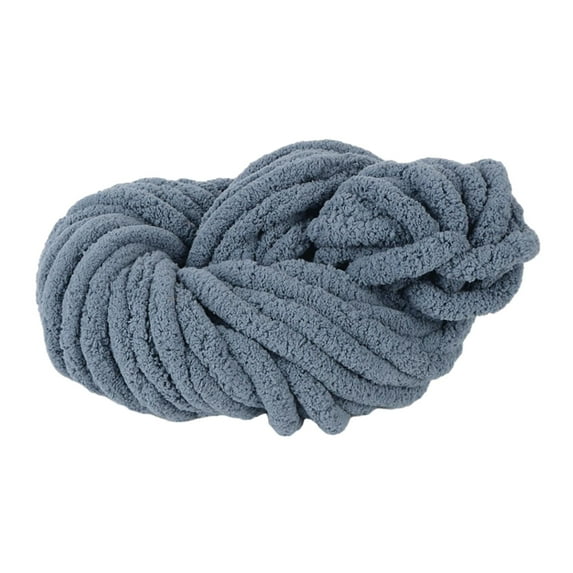 Thick Chunky Yarn Arm Knitting Yarn Hand Knit Yarn for Scarf Throw Pet Bed Dark Gray