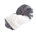 thumbnail image 1 of Thick Chunky Yarn Bulky Yarn Bulky Giant Wool Yarn Jumbo Tubular Yarn Weight Yarn for Pet Bed, Macrame, Sweater, Rug Making White Color Grey, 1 of 10