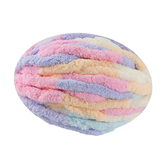 Thick Chunky Yarn Chunky Wool Yarn Bulky Yarn for Crocheting Arm Knitting Yarn Weight Yarn Knit Yarn for Knitted Blanket Mat Weaving Sweater Colorful