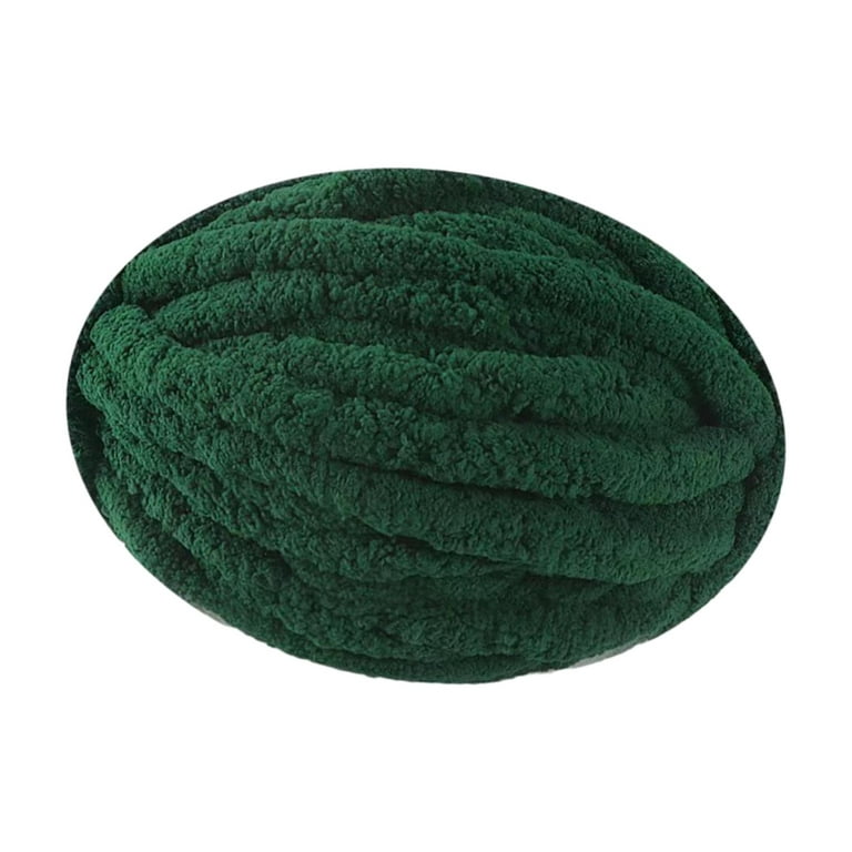 Thick Chunky Yarn Chunky Wool Yarn Bulky Yarn for Crocheting Arm Knitting  Yarn Weight Yarn Knit Yarn for Knitted Blanket Mat Weaving Sweater Dark  Green 