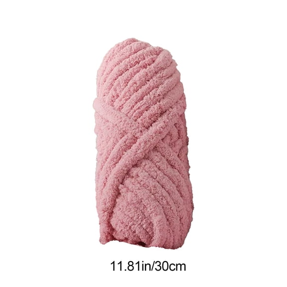 Thick Chunky Yarn for Crochet & Knitting | Soft Polyester Yarn for Slippers, Scarves, Blankets, Hats & Coats | 200g Skein in Assorted Colors