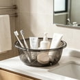 thumbnail image 1 of Thick Clear Plastic Basin, Large Laundry Wash Tub, Multipurpose Round Container for Face Bath Storage Household Bathroom Kitchen Indoor Use, 1 of 6