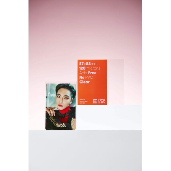 57 x 88mm Premium Clear Photocard Sleeves, 120 microns
