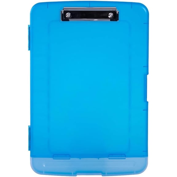 Thick Clipboard with Storage, 14 x 9 Inch, Plastic Storage Clipboards with Low Profile Clip and Pen Holder, Nursing Clipboards, Clipboard Folder, for School Teacher and Office