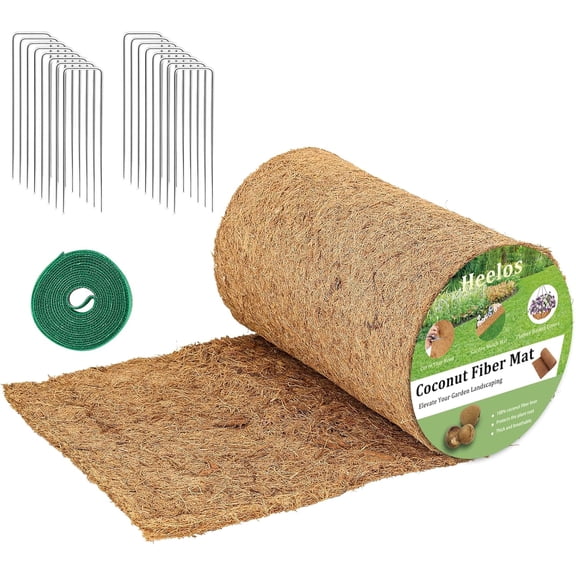 Thick Coco Fiber Liner Roll,120x12inch Natural Coconut Liners for Planter Box Flower Basket, Coir Sheets Mat,Garden Decoration, DIY Moss Pole,Animal Pet Pad, Reptile Carpet