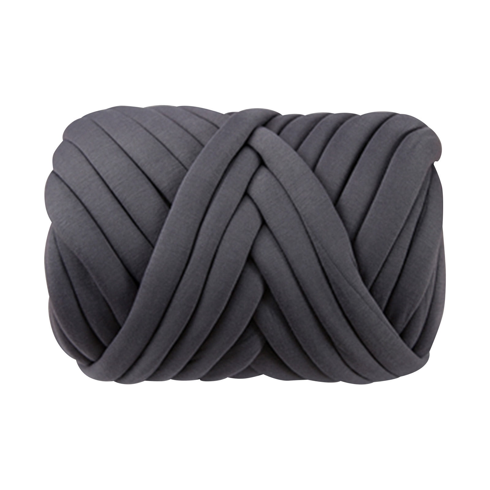 Thick Core Yarn for DIY Projects Hand Woven Fabric Strips Crochet Blanket Cushion Thread Super Yarn Bag Floor Mat Crafting Thread