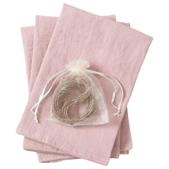 Thick Cotton Cloth Napkins 16X16 Inch, Rustic Dinner Table Napkins for Holiday Wedding Party, Fall Thanksgiving Christmas Decoration, A Napkin