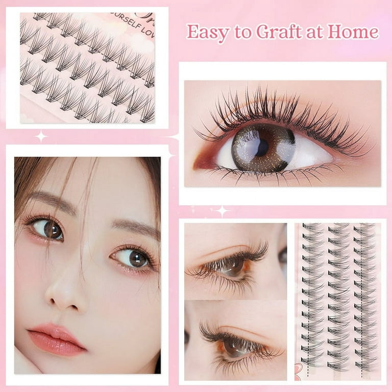 Thick Curling Lash Extensions Long Dramatic Thick Soft Light Lashes for  Wedding Stage Makeup