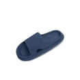 thumbnail image 1 of Thick Cushioned Platform Comfy Slippers for Women and Men Summer Beach ?Indoor Outdoor Rubber Open Toe Slides (Navy, Women 7/Men 5), 1 of 5