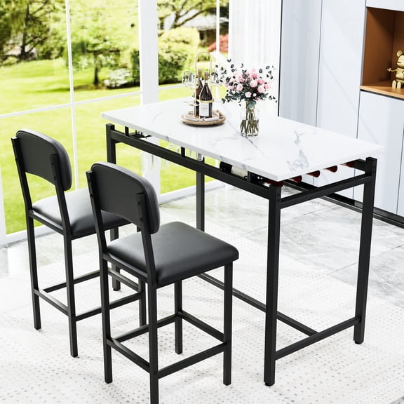 Thick - Cushioned Seats, Comfortable Dining Experience / Functional as Coffee Table, Easy Clean
