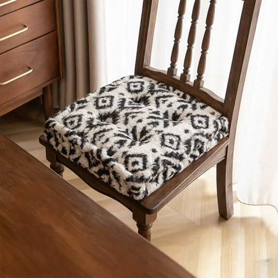Thick Dining Chair Cushion Under $5! Kadlawus Thick Durable Non Slip Chair Cushion, American Style Seat Cushion for Dining Room, Home Kitchen Chair Pad, Comfortable Seat Cushion for Long Sitting