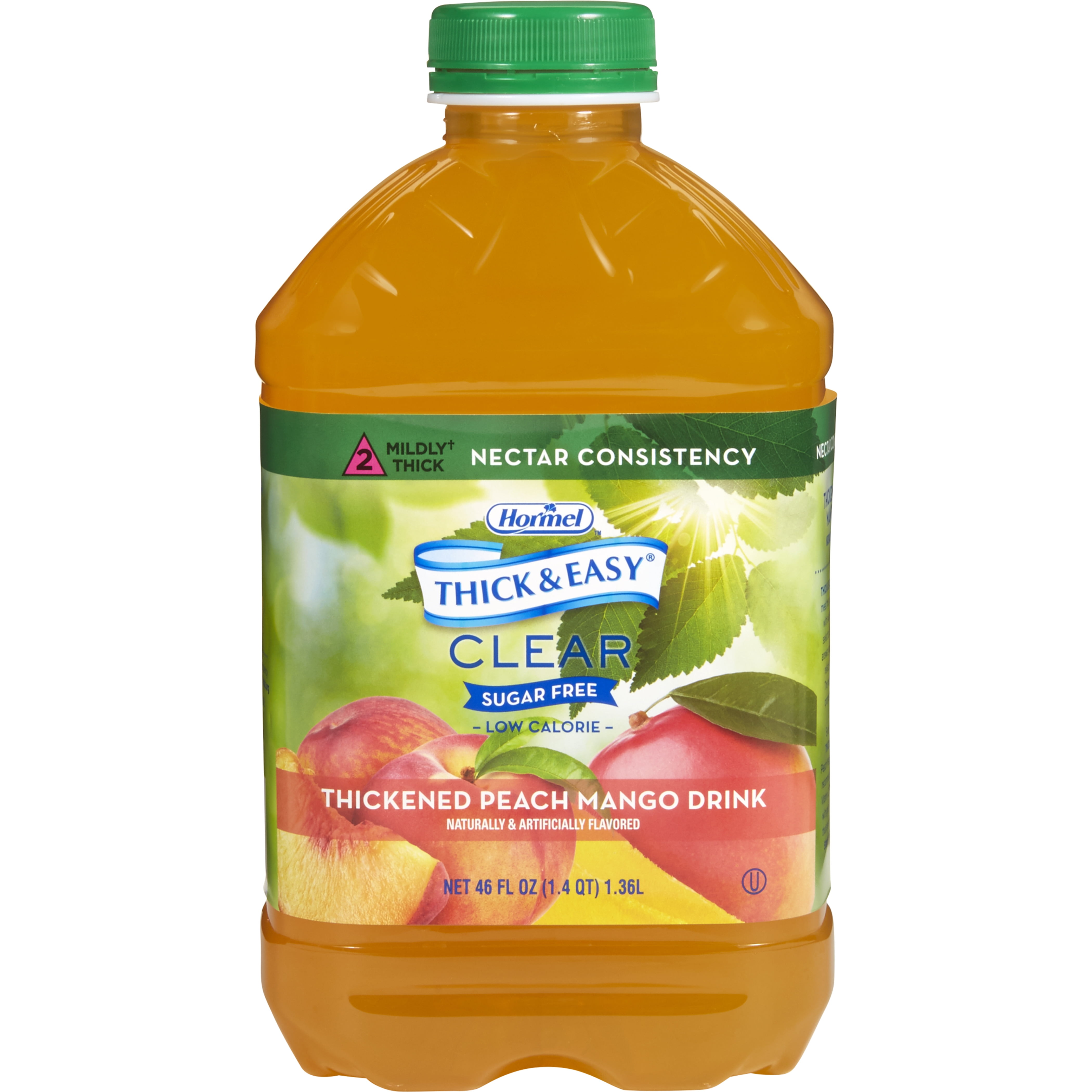 Thick & Easy Clear Low Calorie Nectar Drink, Peach Mango Juice, 46 oz. Bottle 6 Ct - Walmart.com