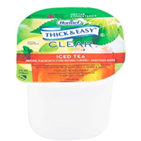 Thick & Easy Clear Thickened Iced Tea, Nectar Consistency, 4 Fl Oz (Pack Of 24)