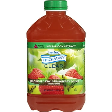 Thick & Easy Kiwi Strawberry Thickened Beverage, Nectar Consistency, 6 Ct
