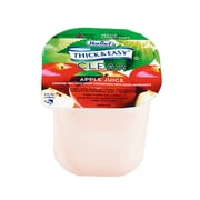 Thick & Easy Thickened Beverage 4 oz. Portion Cup Apple Ready to Use Nectar Case of 24