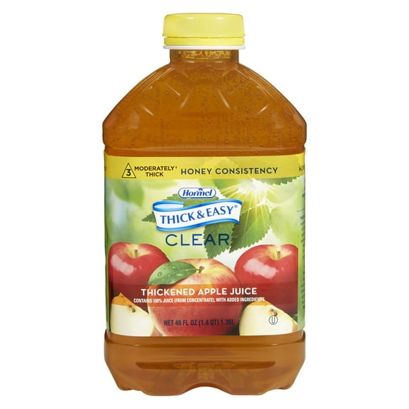 Thick & Easy Thickened Beverage Apple 46 oz. Bottle