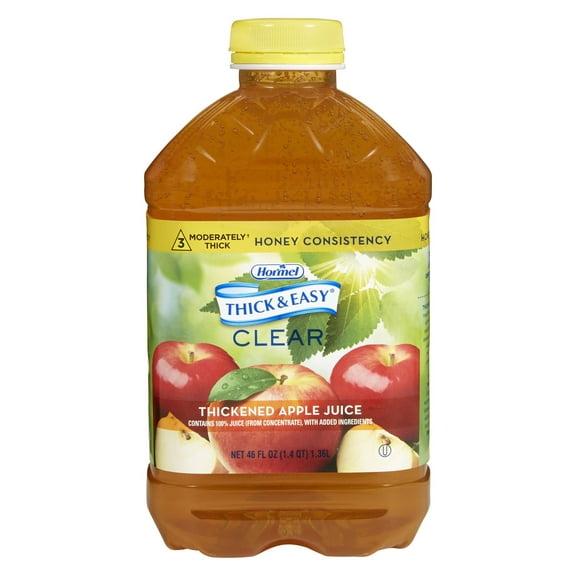 Thick & Easy Thickened Beverage Apple 46 oz. Bottle
