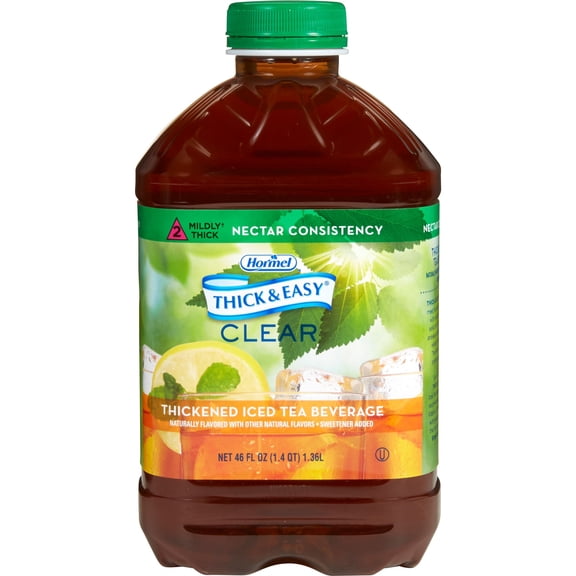 Thick & Easy Thickened Beverage Iced Tea 46 oz. Bottle 6 Ct