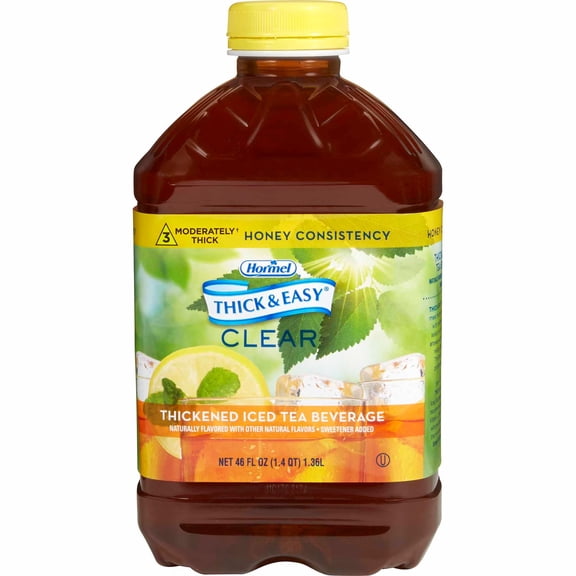 Thick & Easy Thickened Beverage Iced Tea 46 oz. Bottle 6 Ct