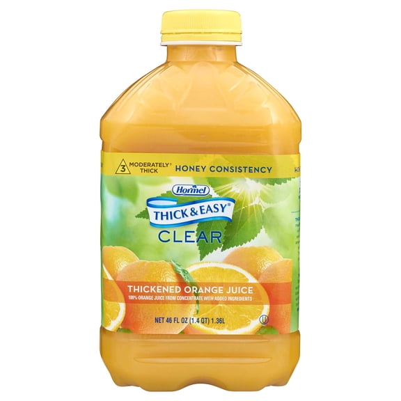 Thick & Easy Thickened Beverage Orange 46 oz. Bottle