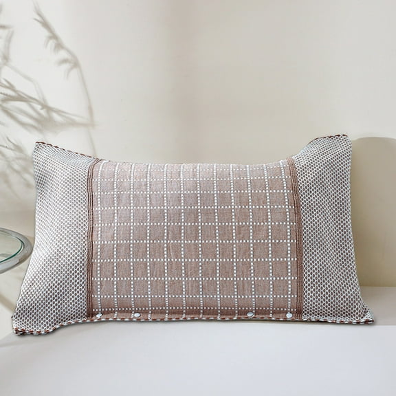 Thick European Pillowcase 28x20 Inch Jacquard Pillow Cover Anti-Slip Design Hotel Quality Pillowcase Bedding Accessories Home Decor Pillow Protector