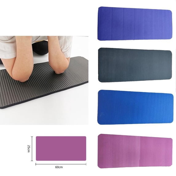 Thick Exercise Mat 24X10 Inch Non Slip Padded Mat for at Home Workout, Pilates at Home and Yoga, Great Gift for Fitness Enthusiasts, Durable Padded Yoga Mat for Home Gym Use
