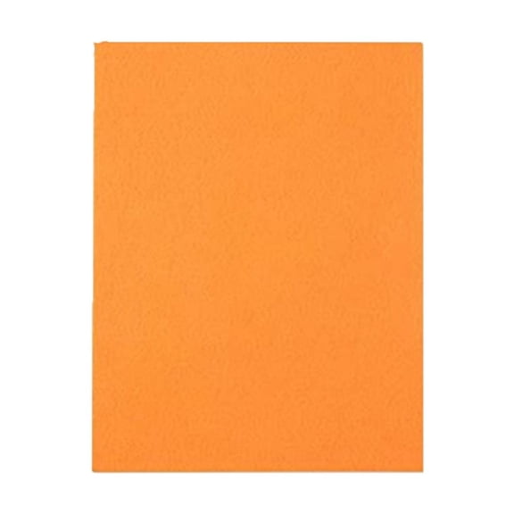 Thick Felt Sheets for Crafts, 1 Pc 3mm Stiff Colored Felt Sheets, 12 × 7.8 Inch Wear Resistant Hard Craft Fabric, Ideal for Sewing and Handmade Art DIY Projects, Easy to Cut Craft Supplies,Orange