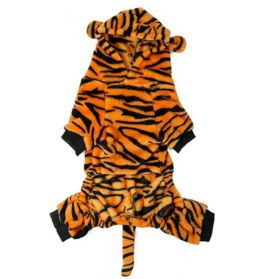 Thick Fleece Animal Costume for Dog Pullover Suit Pet Halloween Cosplay Costume Theme Party Outfit Photo Costume
