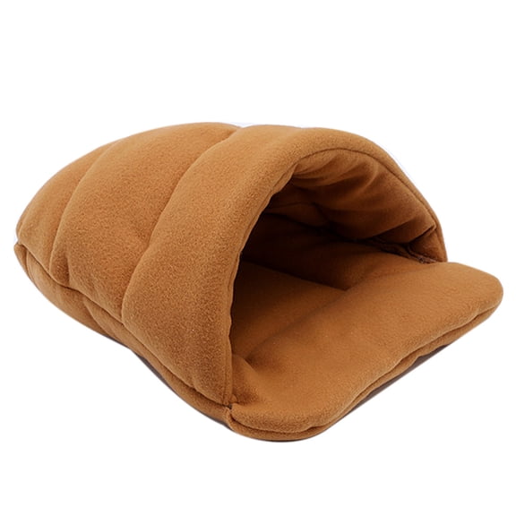 Thick Fleece Warm Dog Cat Tent Cave Nest Bed Slipper Shape Pet Sleeping Bag