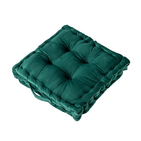 Thick Floor Cushion with Handle, Padded Seat Pillow for Meditation, and Chair Support