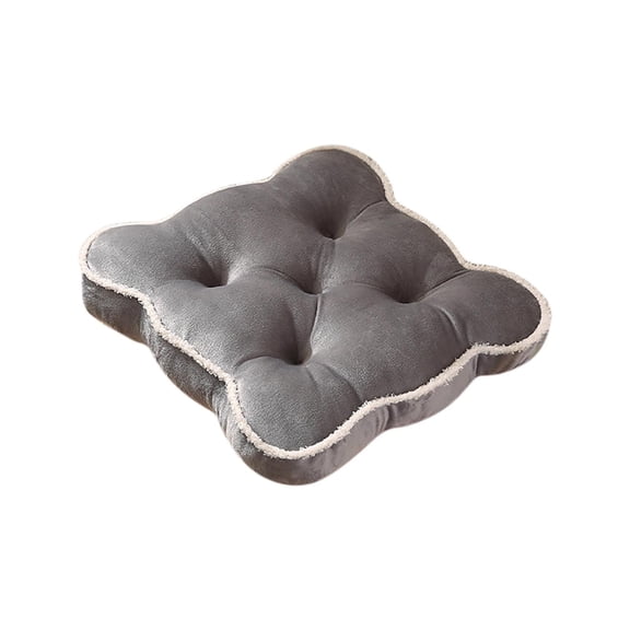 Thick Flower Cushion | 40x40cm Soft & Supportive Seat Pad | High Resilience Futon Cushion for Sofa, Office & Home Decor | Washable Cover | 1-Pack