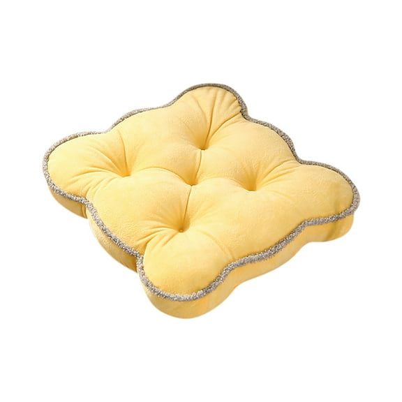 Thick Flower Seat Cushion - 15.7"x15.7" Lazy Sofa Pad for Home/Office (Machine Washable & High Resilience)
