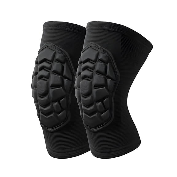 Thick Foam Knee Pads Knee Pads For Men Women Elasticity Protective, Suitable For Sports Gardening Dance Cleaning Pack, BlackL