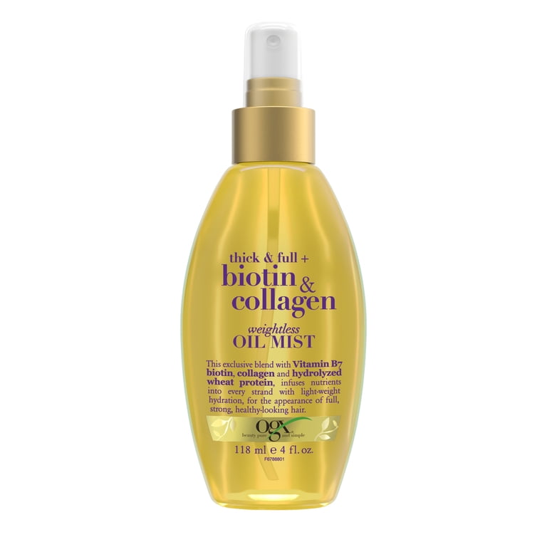 Thick & Full Biotin & Collagen Weightless Hydrating Oil Mist, 4 fl