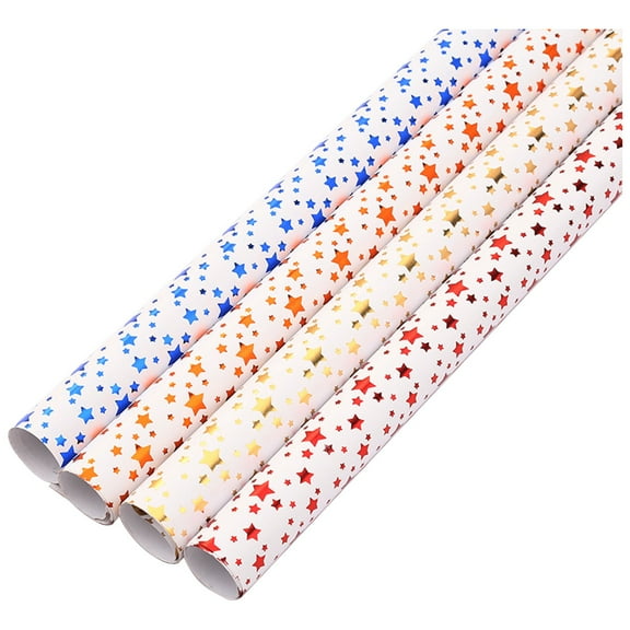 Thick Gift Wrapping Paper Roll, Decorative Paper Sheet, for Gift Packaging, DIY Craft, Party Use and Present Wrapping, by Cosmug, Orange
