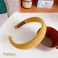 thumbnail image 1 of Thick Hair Accessories Fashion Go Out Autumn Hairband Hair Band Women Headband Winter Headwear YELLOW, 1 of 8