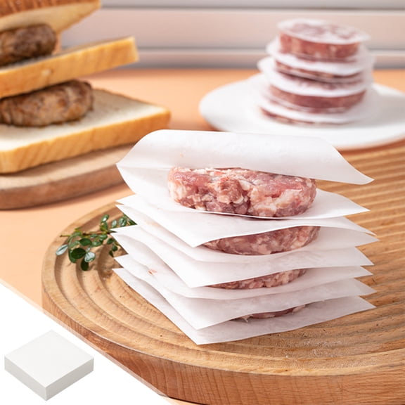 Thick Hamburger Beef Patty Oil Separating Paper Non Stick Meat Pad