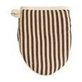 thumbnail image 1 of Thick Heat-Resistant Oven Mitt with Gripping Surface for Baking Pans and Hot Pots Protective Cotton Kitchen Glove with Hanging Loop, Brown, 6x7 Inch, 1 of 2
